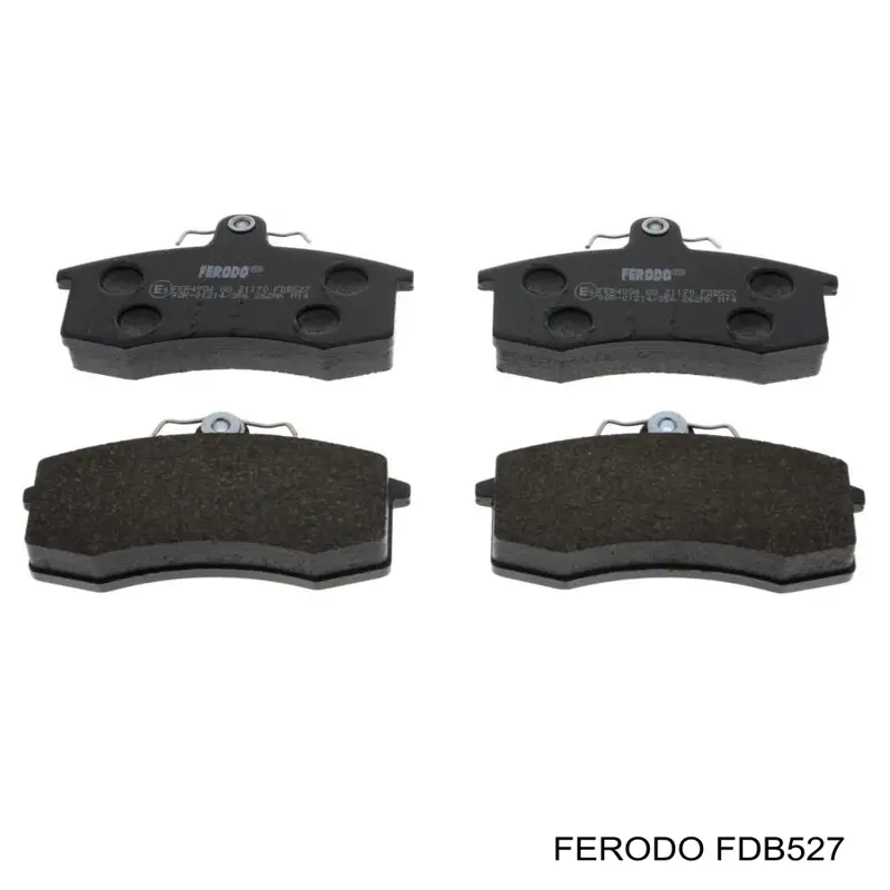 FDB527 Ferodo колодки гальмівні передні, дискові