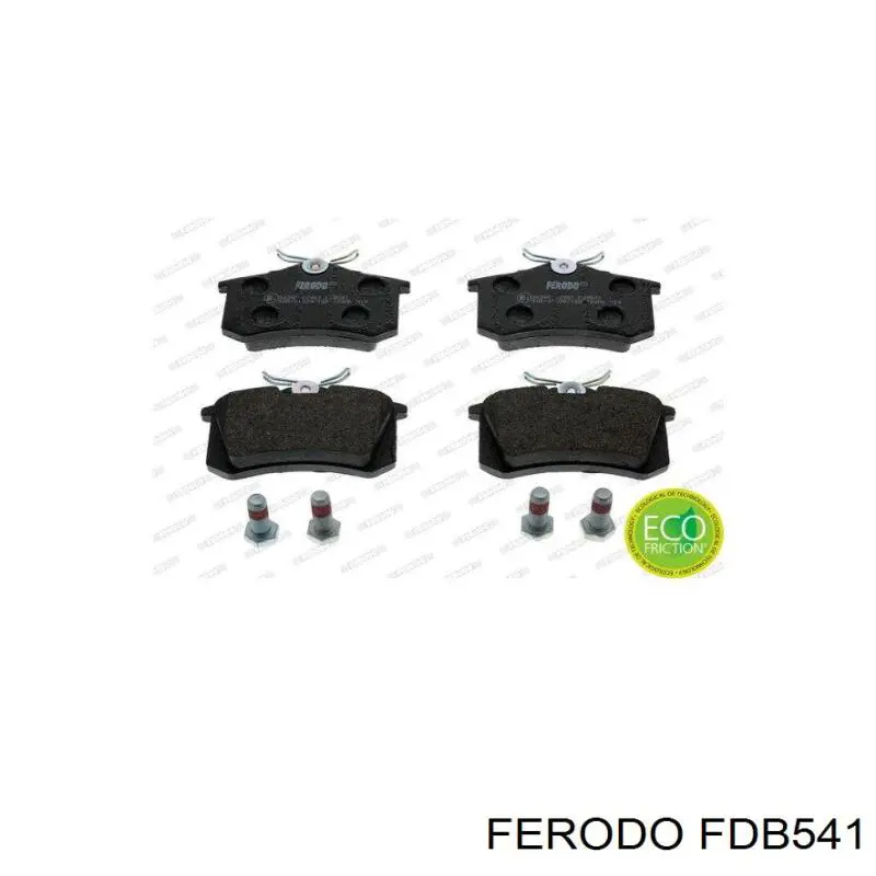 Купити FDB541 Ferodo Задні колодки