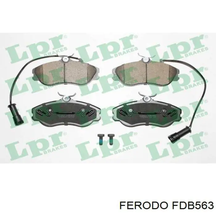 Гальмівні колодки Ferodo FDB563 ціна, від 31.33 USD