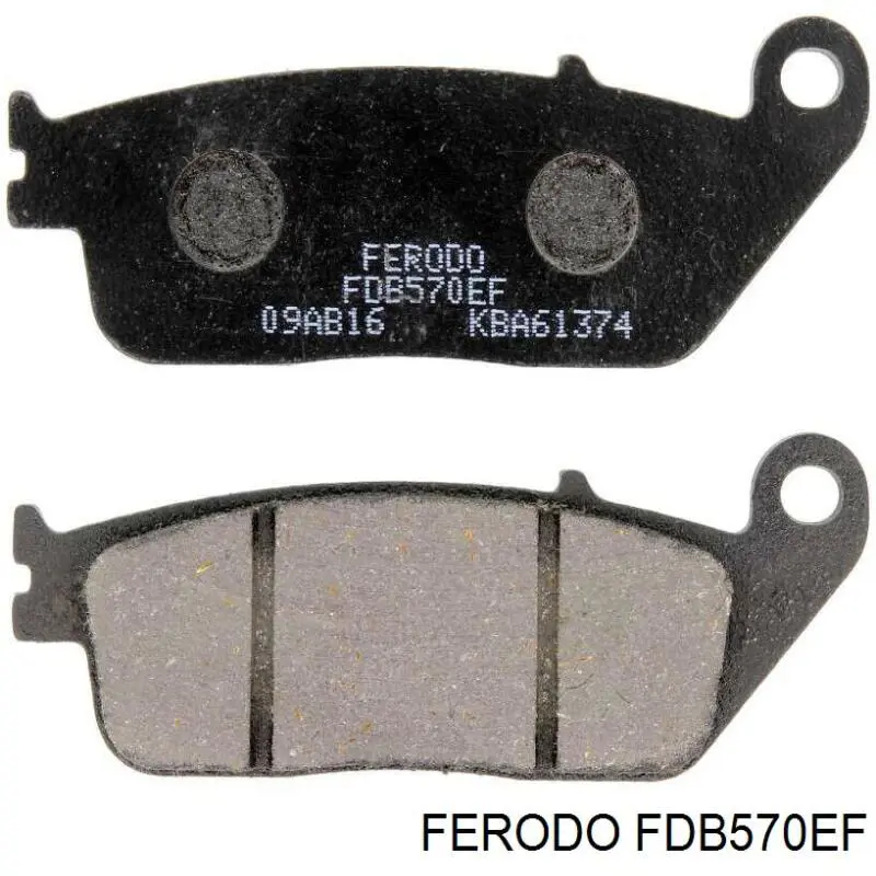 FDB664ST Ferodo Передні гальмівні колодки