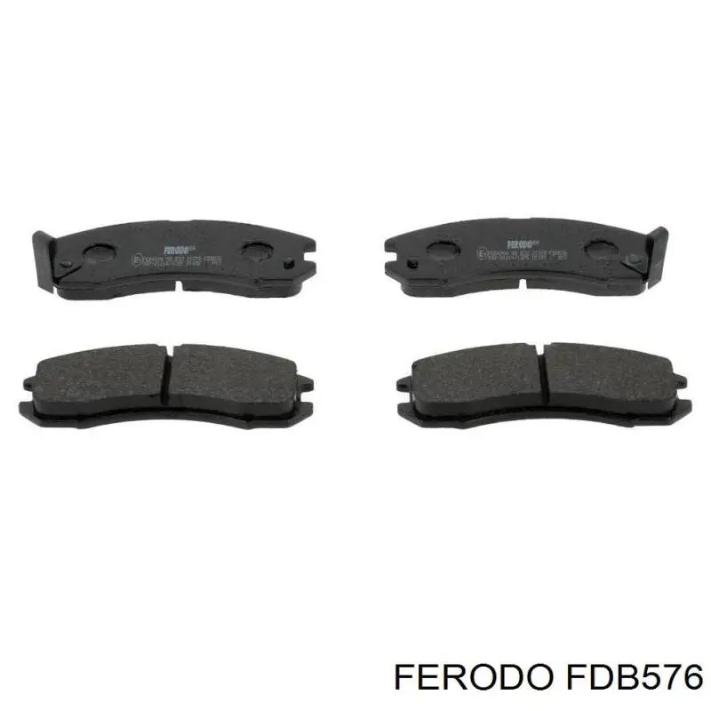 FDB576 Ferodo Передні гальмівні колодки