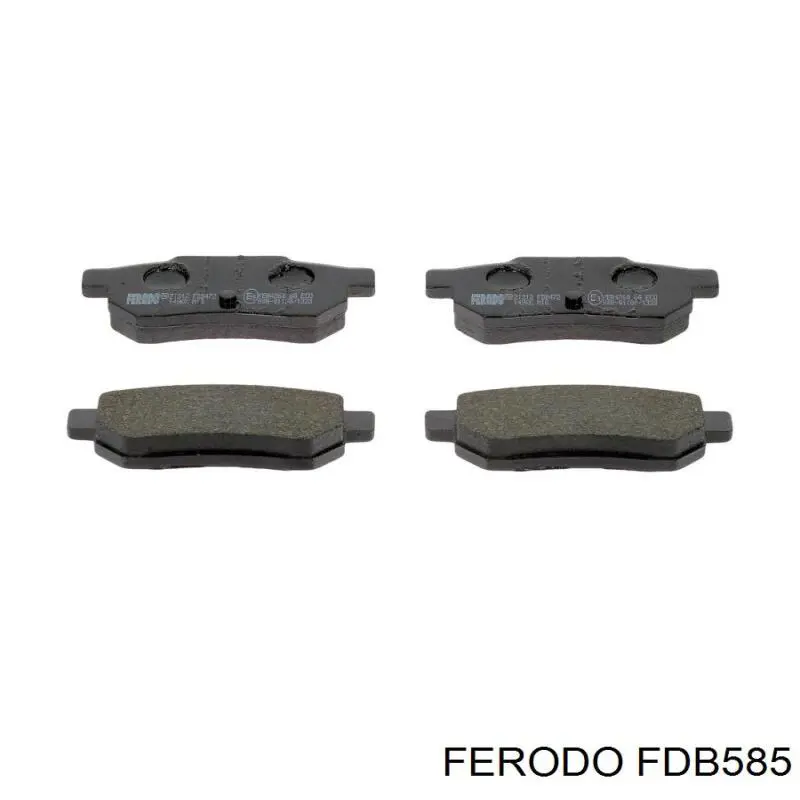 FDB585 Ferodo колодки гальмівні передні, дискові