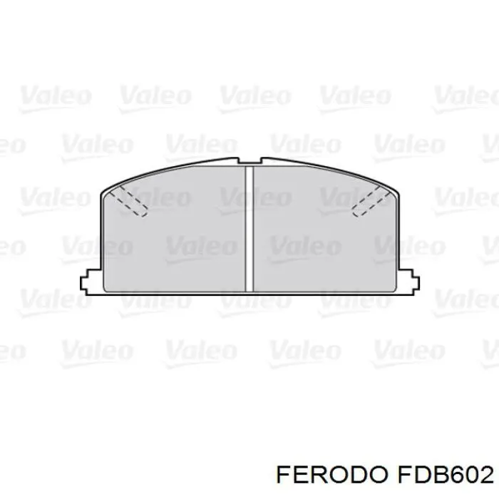 Передні тормозні колодки FDB602 Ferodo
