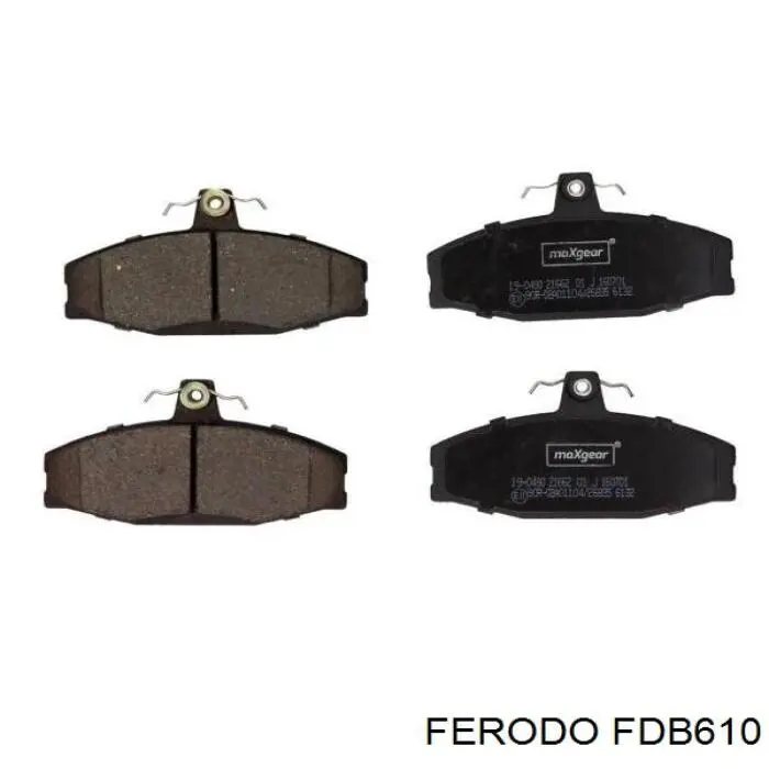 Купити FDB610 Ferodo Колодки гальмівні передні, дискові