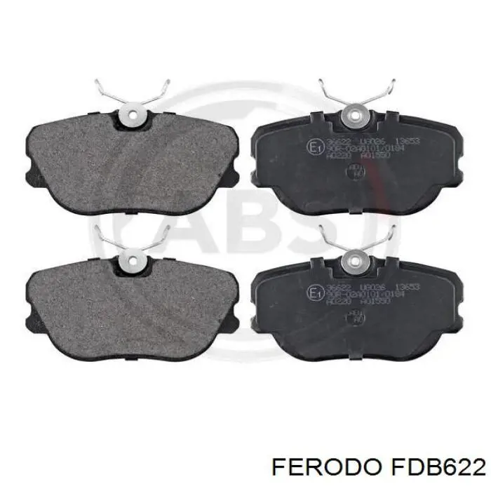 Гальмівні колодки Ferodo FDB622 ціна, від 14.30 USD