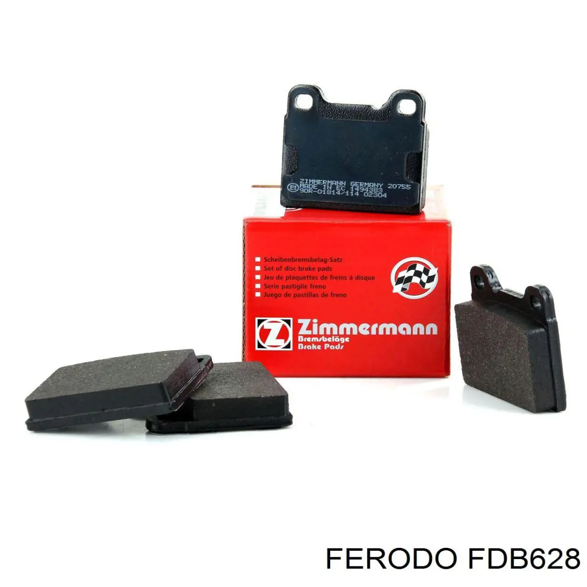 Передні тормозні колодки FDB628 Ferodo