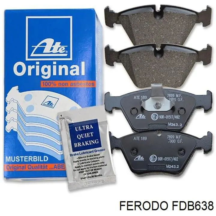 Задні дискові колодки Ferodo FDB638