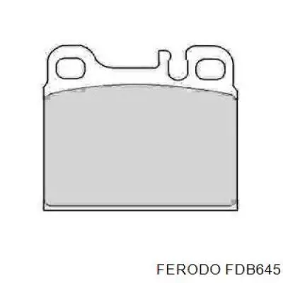Задні гальмівні колодки FDB645 Ferodo