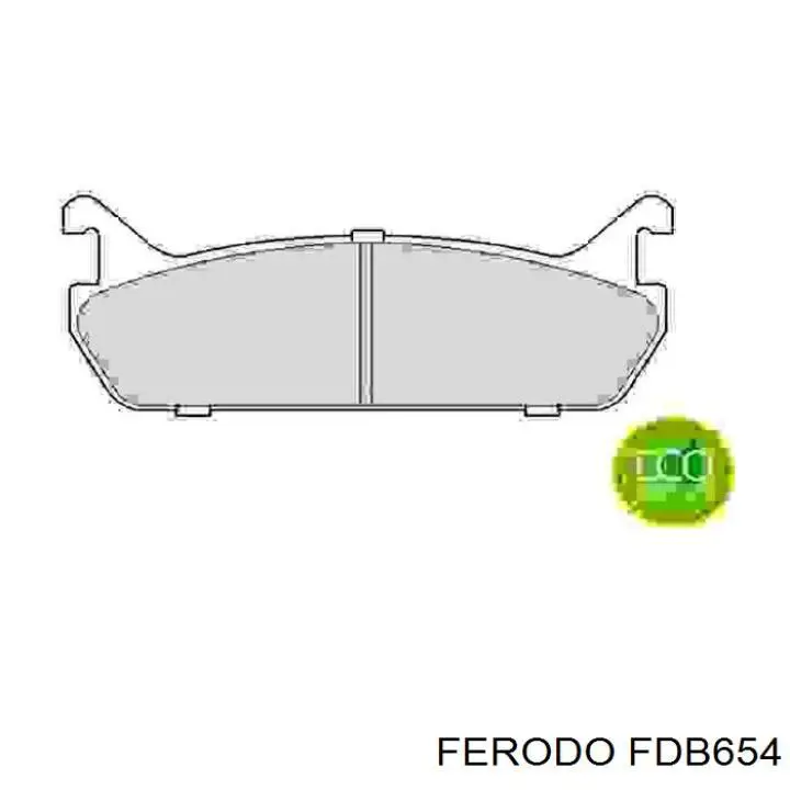 Колодки гальмові задні, дискові FDB654 Ferodo