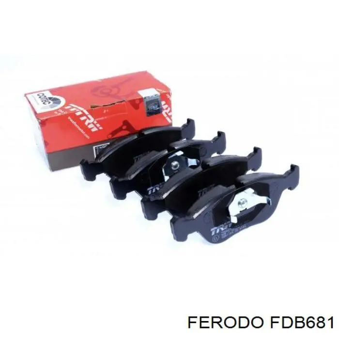 Тормозні колодки Ferodo FDB681