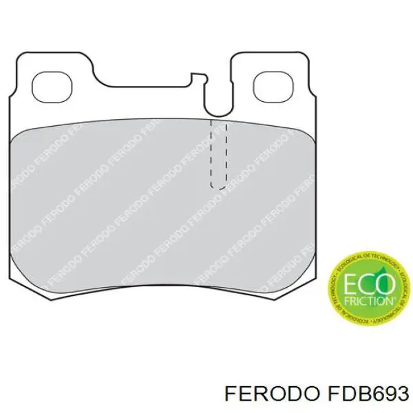 Купити FDB693 Ferodo Задні колодки