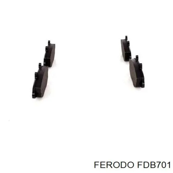 Купити FDB701 Ferodo Колодки гальмівні передні, дискові