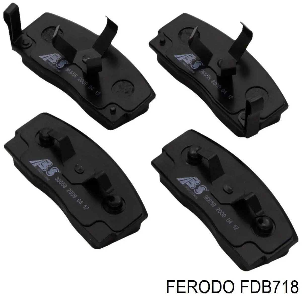Передні тормозні колодки FDB718 Ferodo