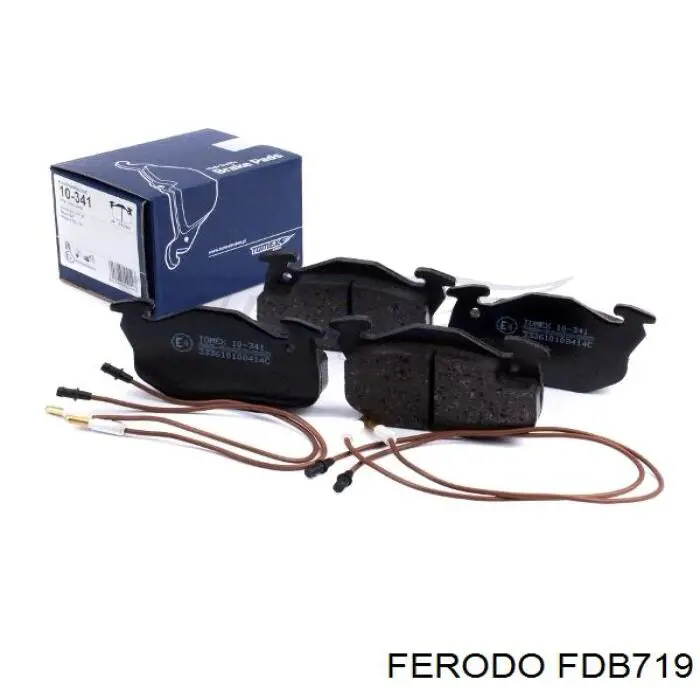 FDB719 Ferodo Передні гальмівні колодки
