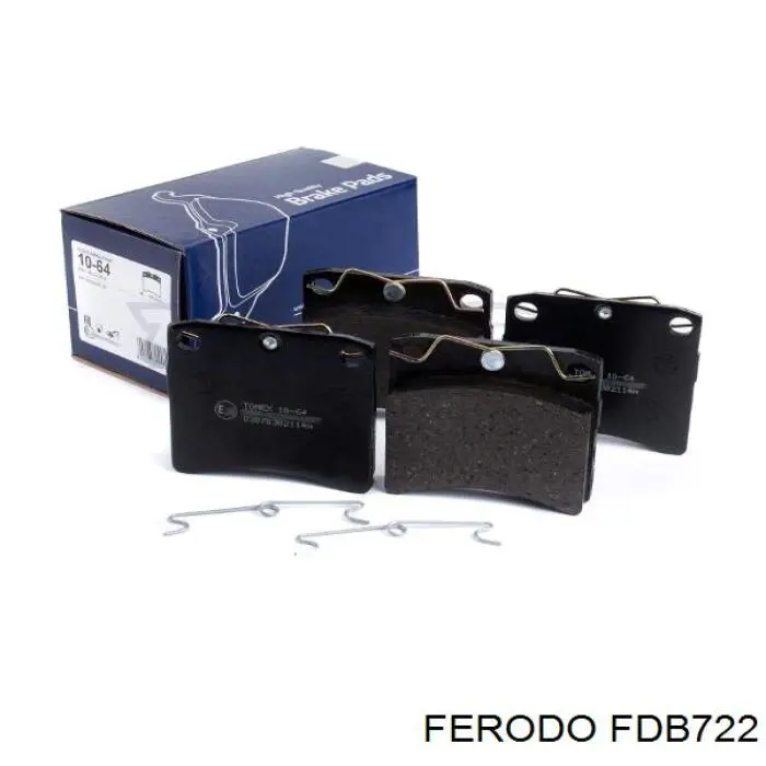 Гальмівні колодки Ferodo FDB722 ціна, від 17.22 USD