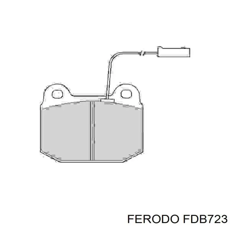 FDB723 Ferodo колодки гальмівні передні, дискові