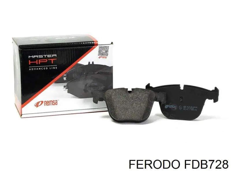 FDB728 Ferodo колодки гальмові задні, дискові