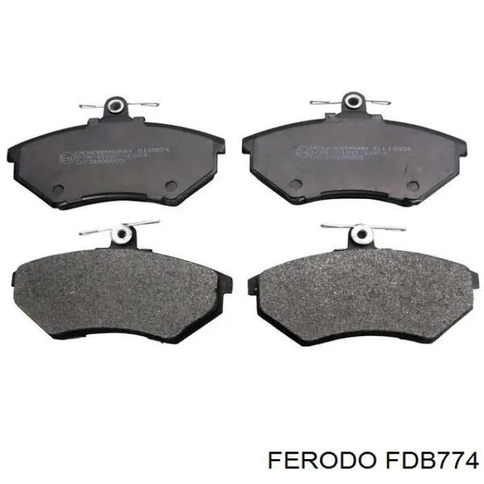 FDB774 Ferodo колодки гальмівні передні, дискові