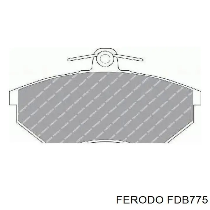 FDB775 Ferodo колодки гальмівні передні, дискові
