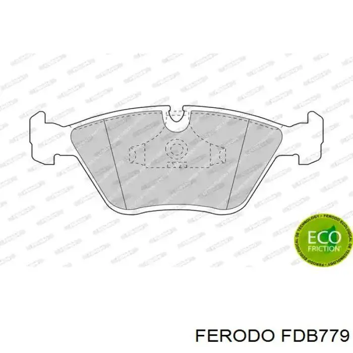 Купити FDB779 Ferodo Колодки гальмівні передні, дискові