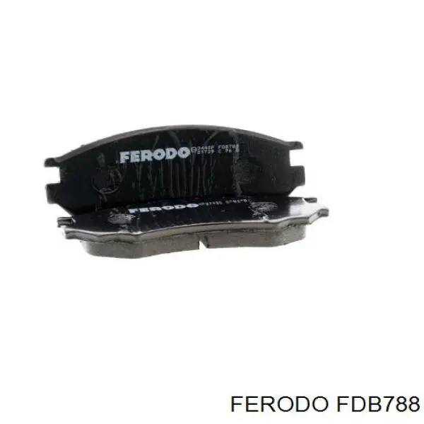 FDB788 Ferodo колодки гальмівні передні, дискові