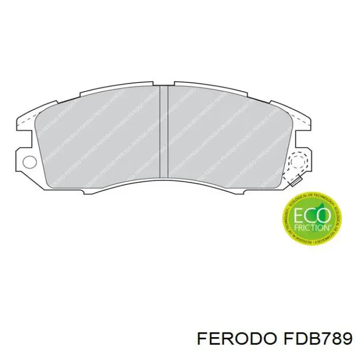 Гальмівні колодки Ferodo FDB789 ціна, від 16.35 USD