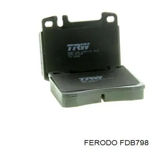 Передні тормозні колодки FDB798 Ferodo