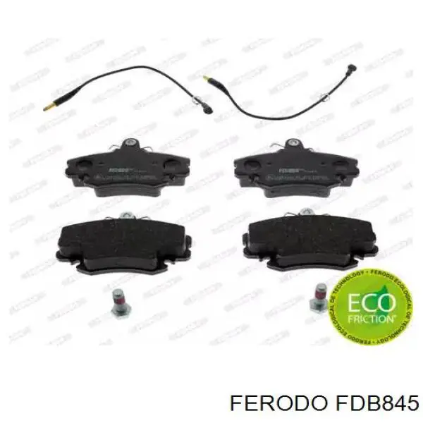 FDB845 Ferodo колодки гальмівні передні, дискові