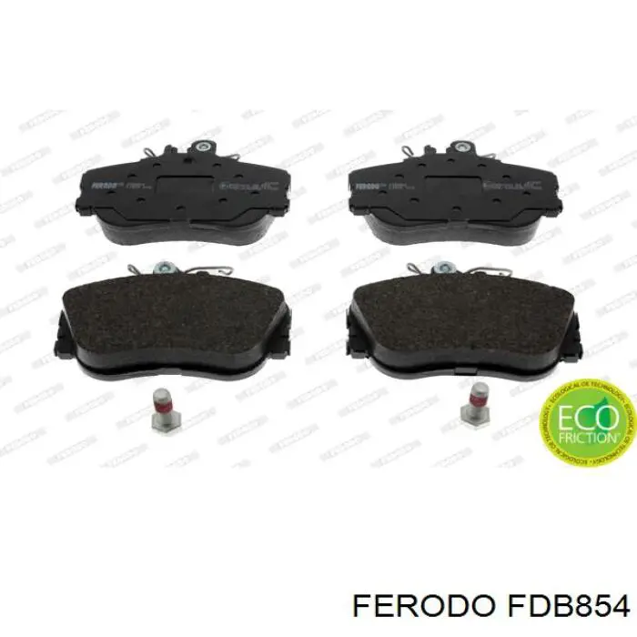 FDB854 Ferodo колодки гальмівні передні, дискові