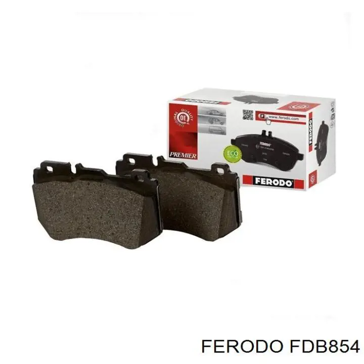 Передні тормозні колодки FDB854 Ferodo