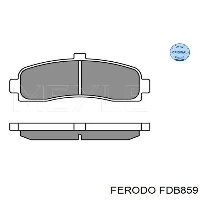 FDB859 Ferodo Передні гальмівні колодки