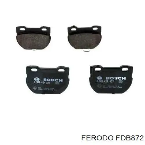FDB872 Ferodo Колодки гальмівні задні, дискові