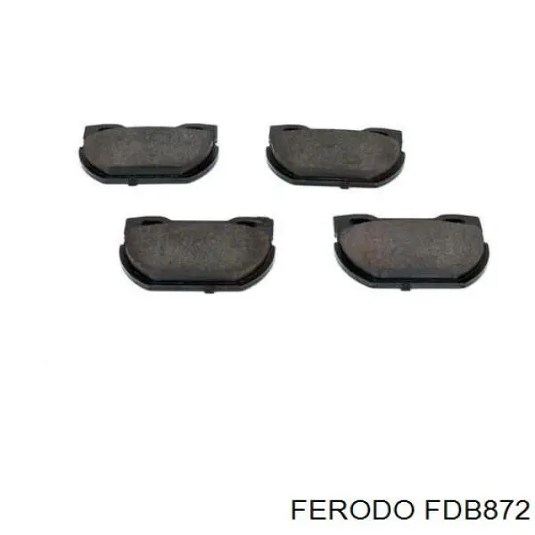 Задні гальмівні колодки Ferodo FDB872 ціна, від 25.22 USD