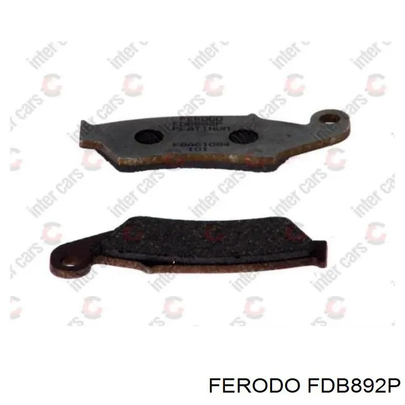 FDB892P Ferodo Передні гальмівні колодки