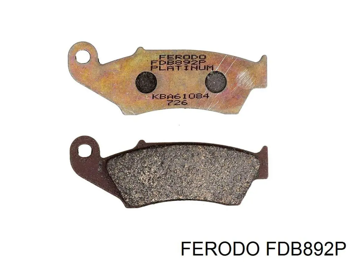 Гальмівні колодки Ferodo FDB892P ціна, від 23.26 USD