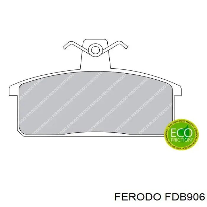 FDB906 Ferodo колодки гальмівні передні, дискові