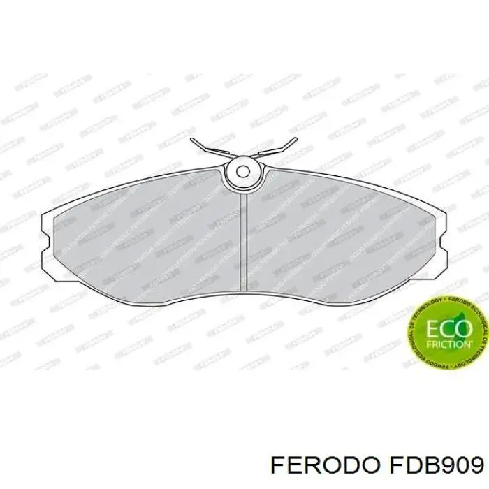 FDB909 Ferodo колодки гальмівні передні, дискові