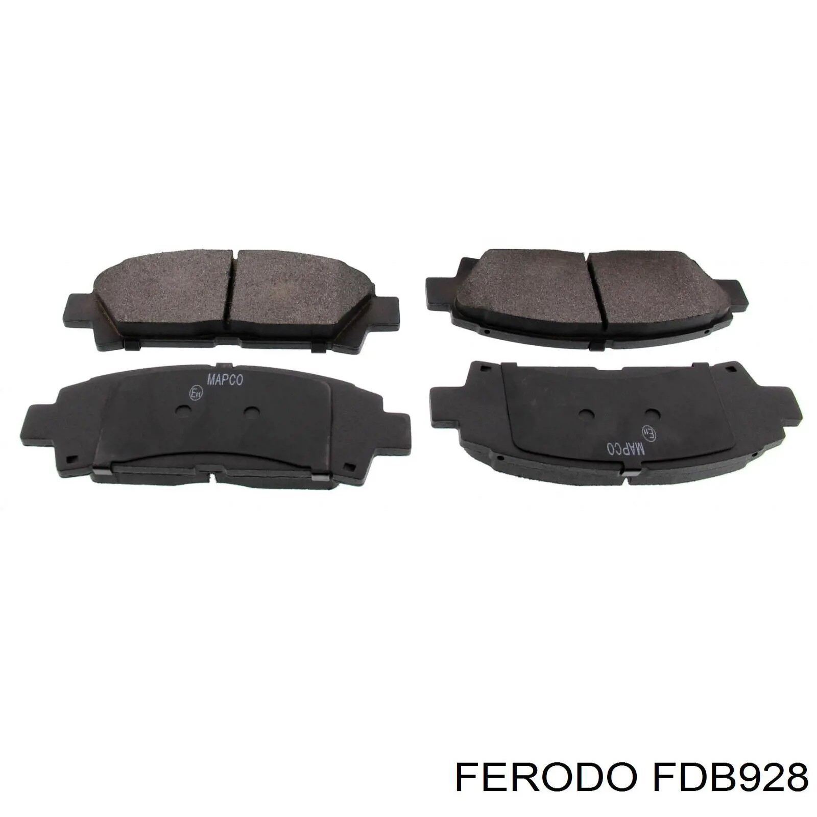 Купити FDB928 Ferodo Колодки гальмівні передні, дискові