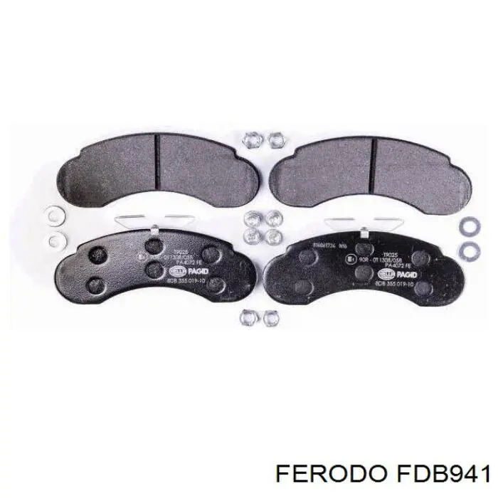 Гальмівні колодки Ferodo FDB941 ціна, від 24.98 USD