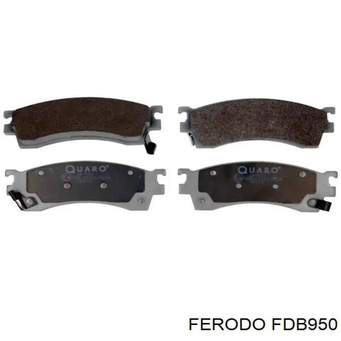 Купити FDB950 Ferodo Колодки гальмівні передні, дискові