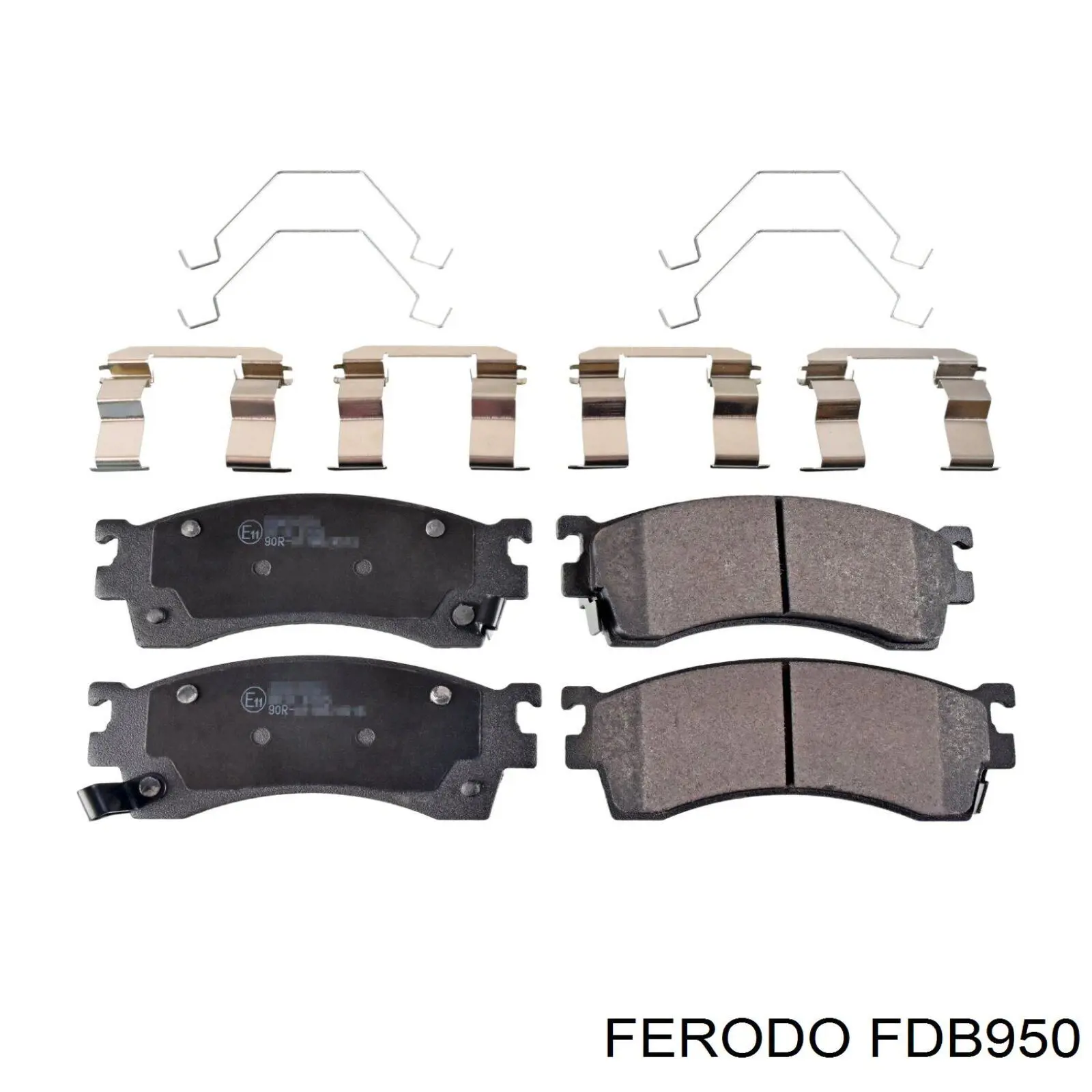 Гальмівні колодки Ferodo FDB950 ціна, від 21.67 USD