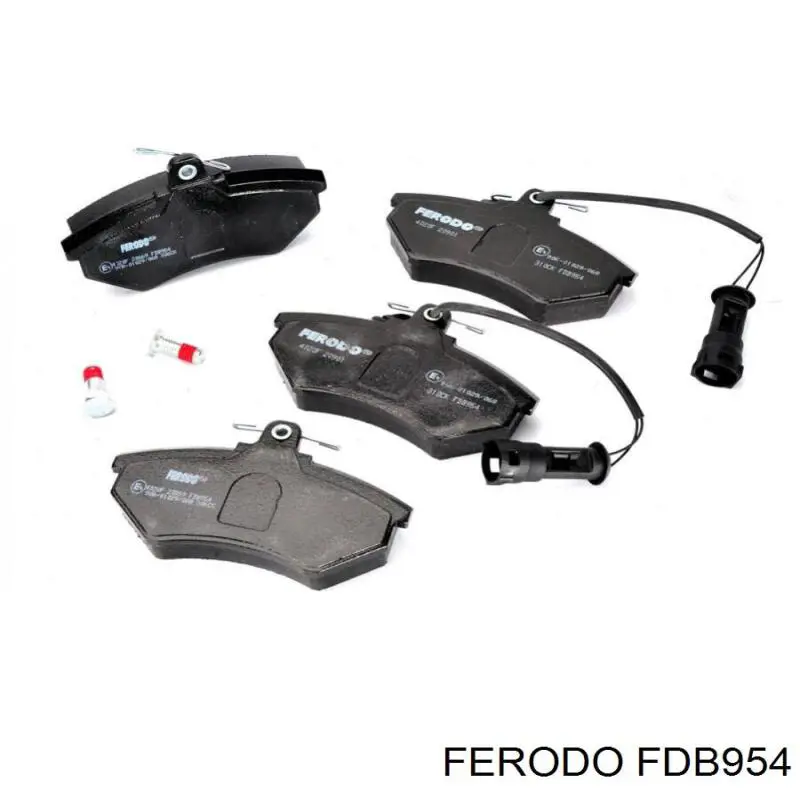 FDB954 Ferodo колодки гальмівні передні, дискові