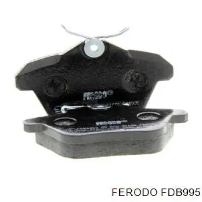 FDB995 Ferodo колодки гальмові задні, дискові
