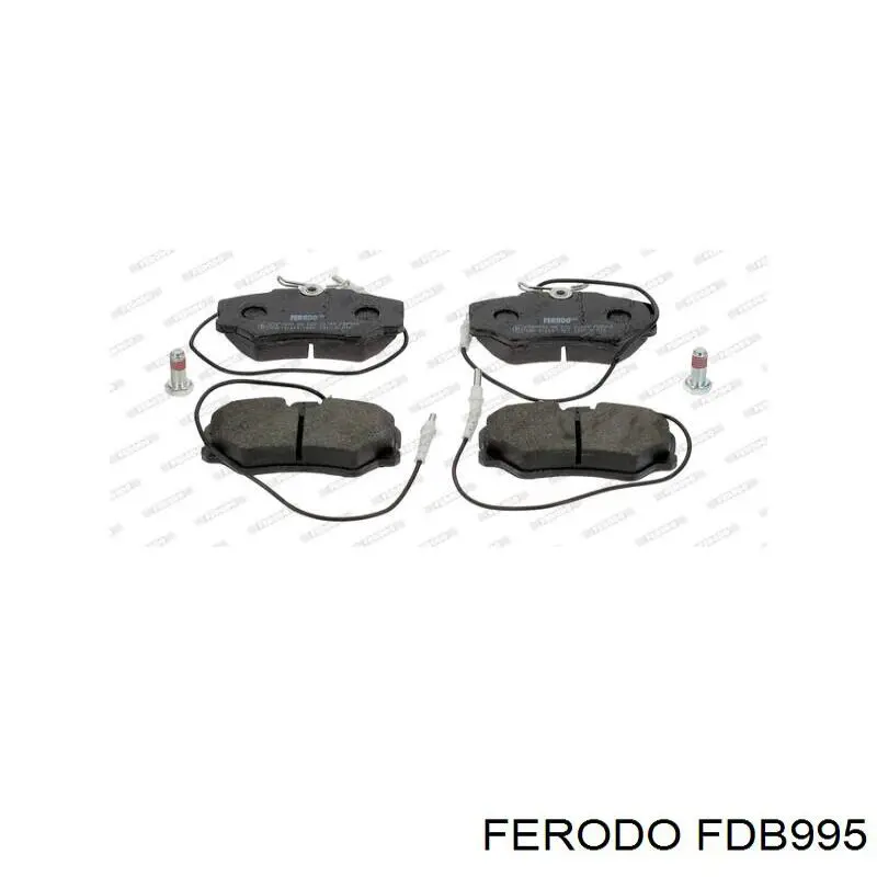 FDB995 Ferodo Колодки гальмівні задні, дискові