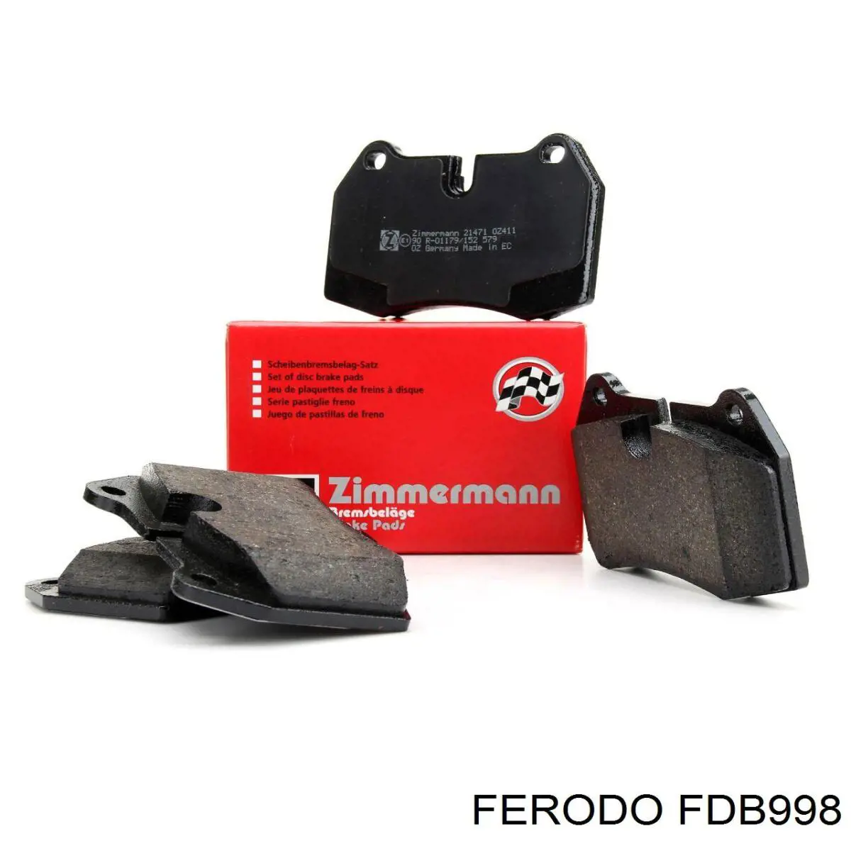 Передні тормозні колодки FDB998 Ferodo