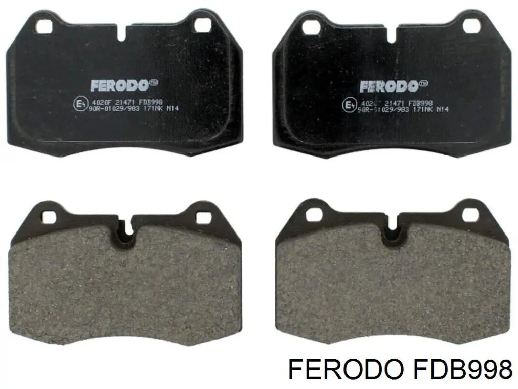Гальмівні колодки Ferodo FDB998 ціна, від 42.66 USD