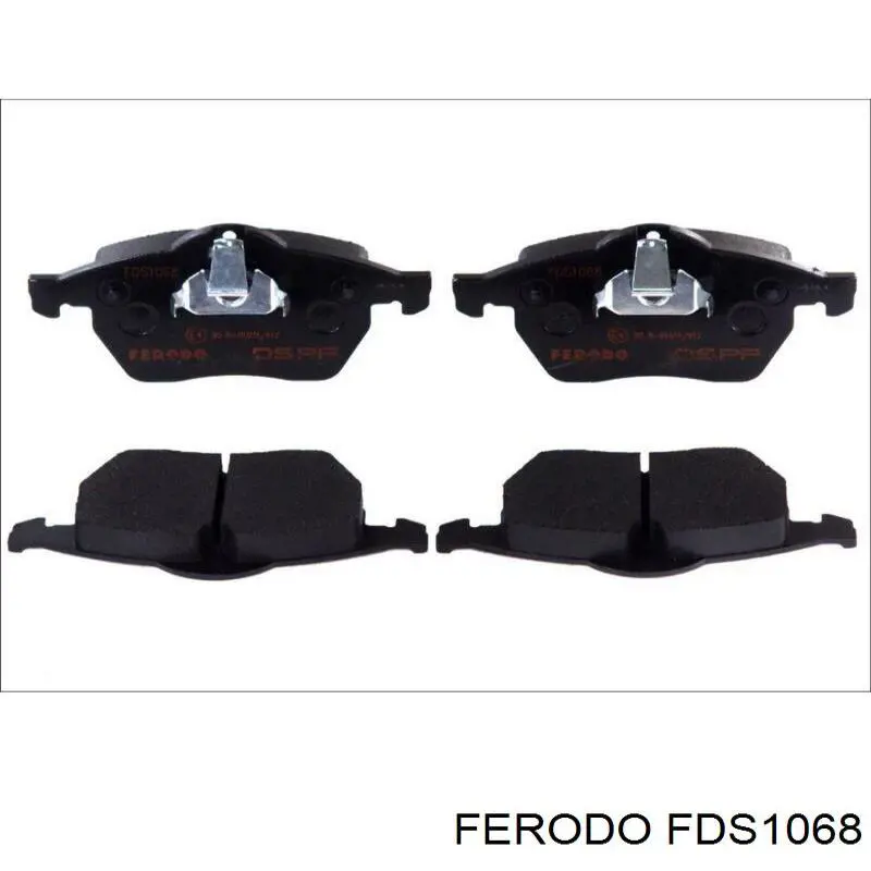 FDS1068 Ferodo колодки гальмівні передні, дискові