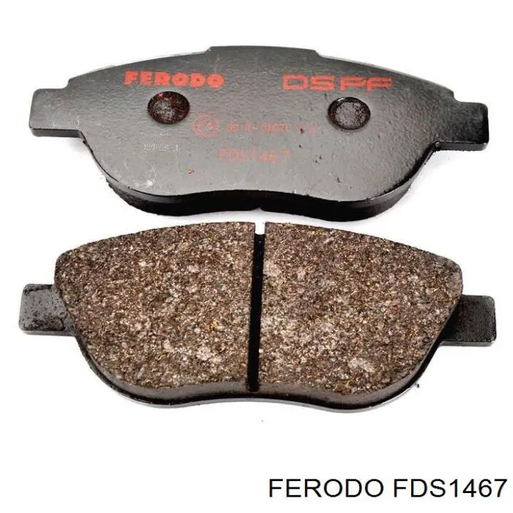 FDS1467 Ferodo колодки гальмівні передні, дискові