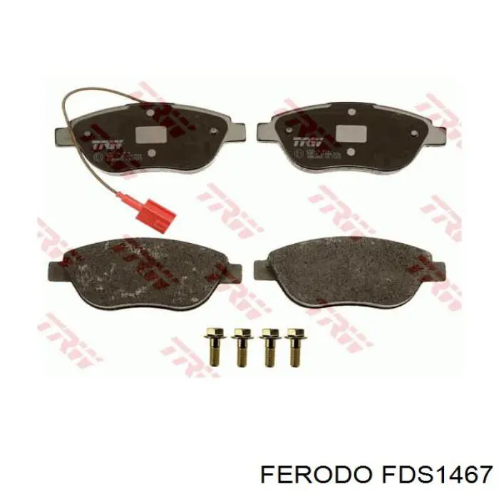 FDS1467 Ferodo Передні гальмівні колодки