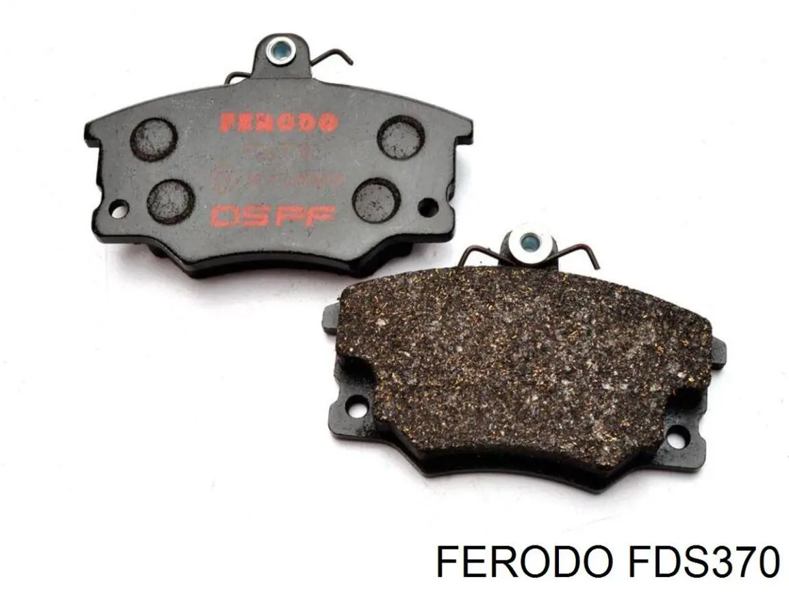 FDS370 Ferodo колодки гальмівні передні, дискові